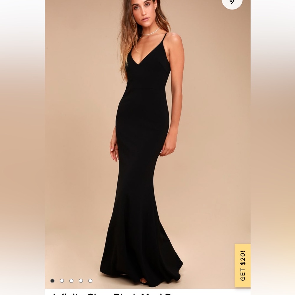 Lulus Black Maxi Dress